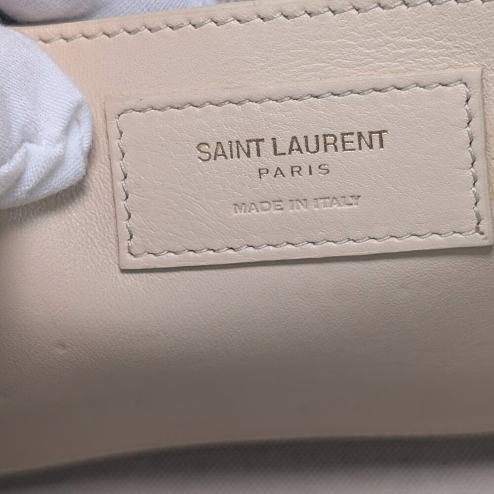 Yves Saint Laurent Downtown Raffia Bag - Picture 13 of 14